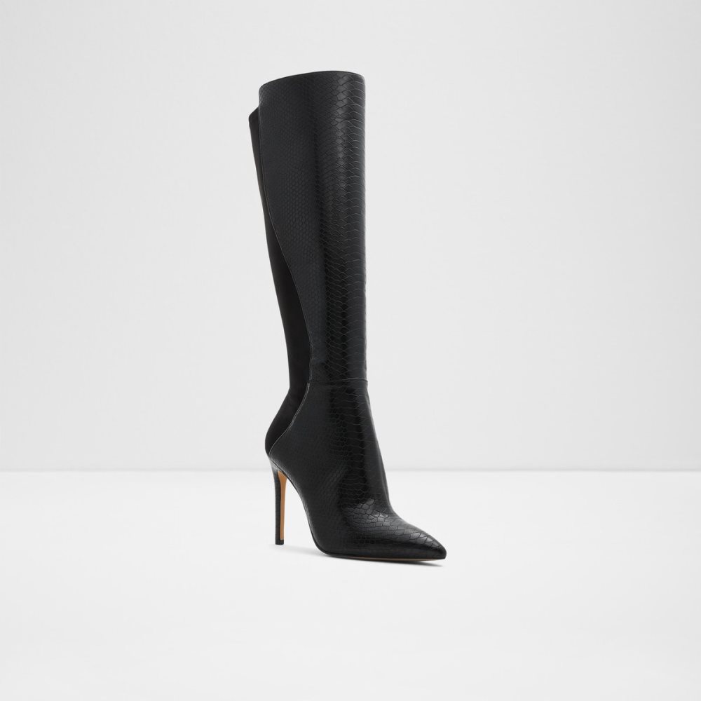 Botas Altas Aldo Sophialaan Knee-high - Stiletto Negros Serpent | 14CVTNGEQ