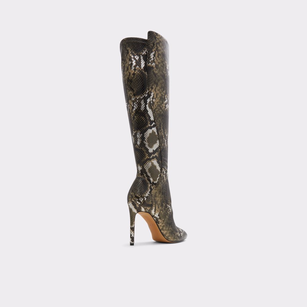 Botas Altas Aldo Sophialaan Knee-high - Stiletto Kaki | 64XGJAFTB