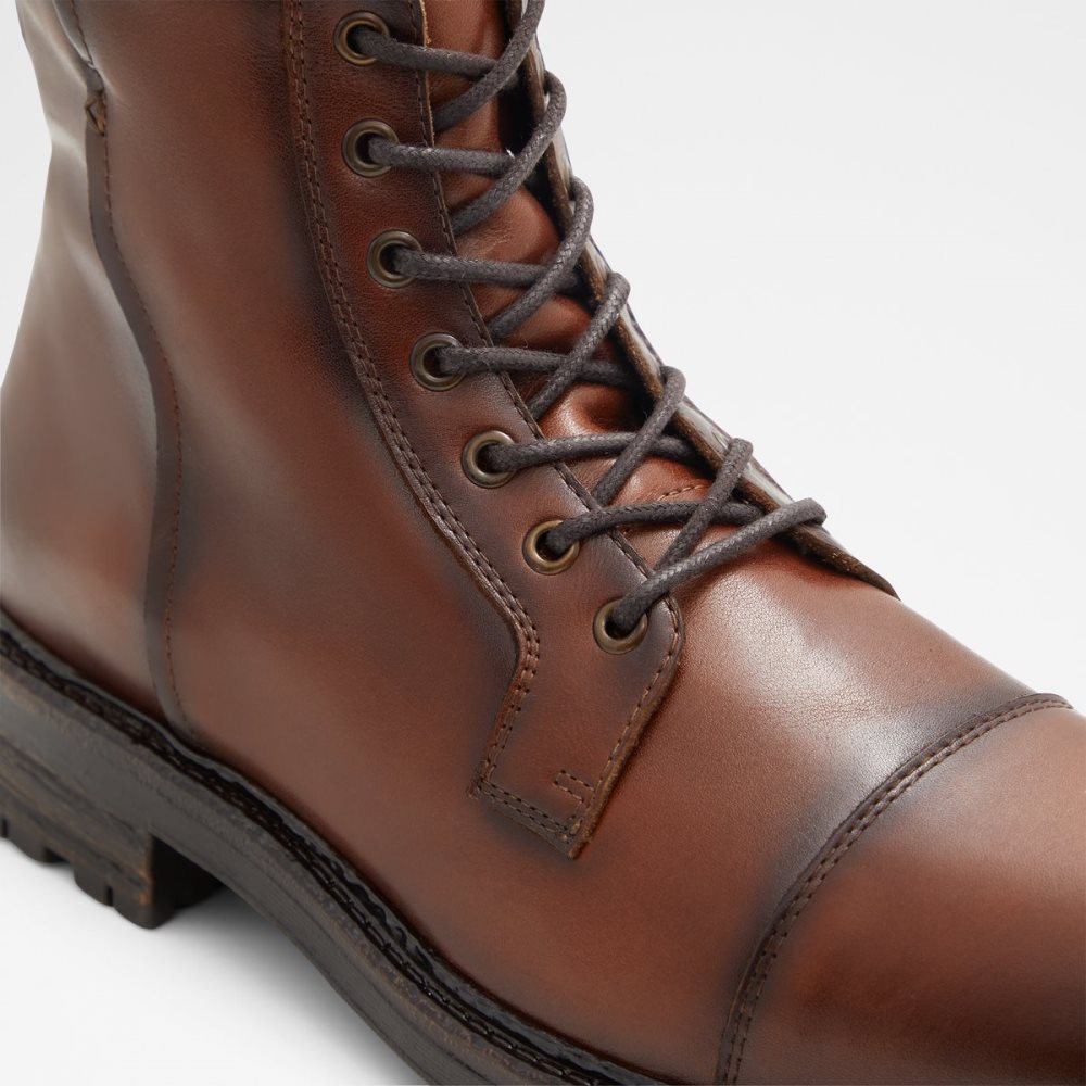 Botas con Cordones Aldo Adrardosien Encaje-up Marrom Oscuro | 10YWCKTOH