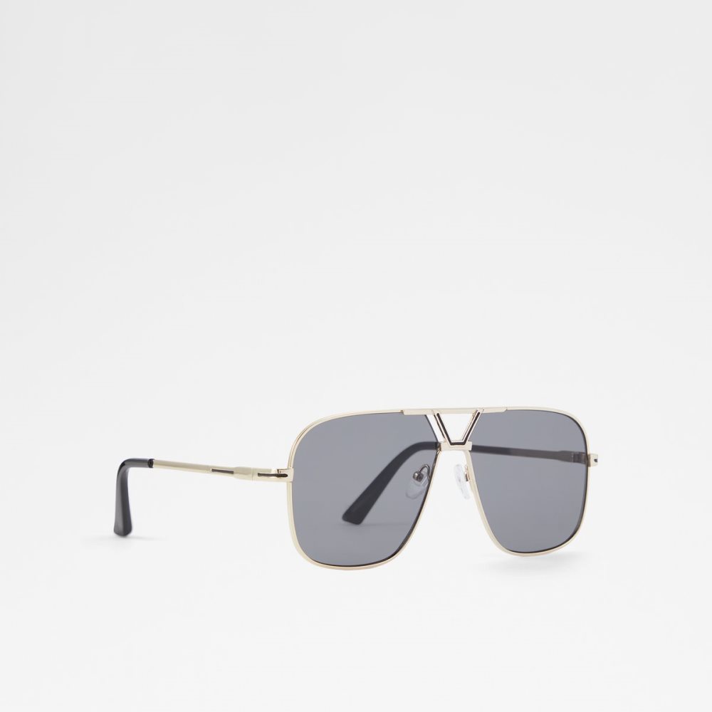 Lentes De Sol Aldo Adrerarid Aviator Negros Dorados Multicolor | 01ZECRIAL