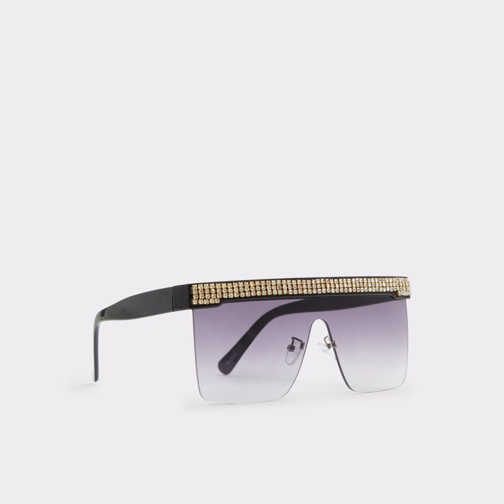 Lentes De Sol Aldo Pickthorne Shield Negros Dorados Multicolor | 84AUMXZEJ