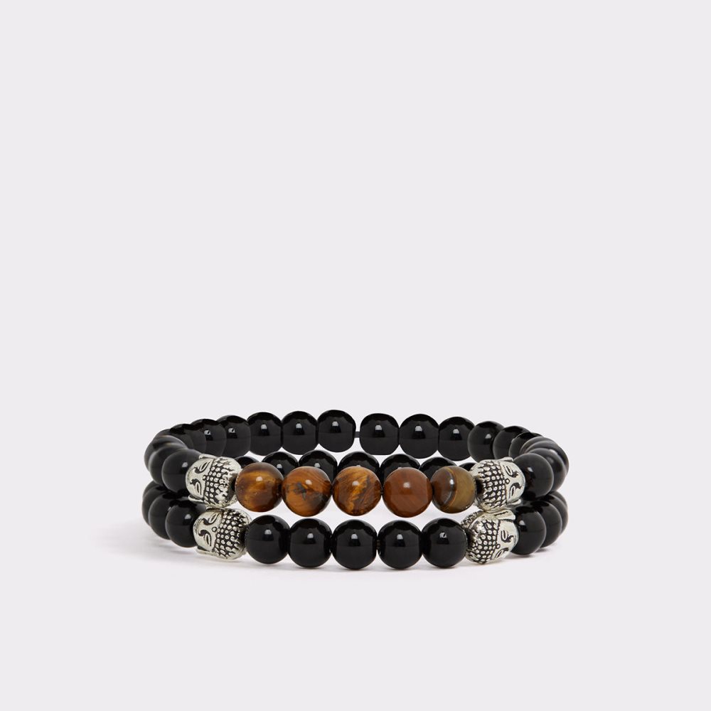 Pulsera Aldo Hernin Negros Plateados Multicolor | 02CESBORW