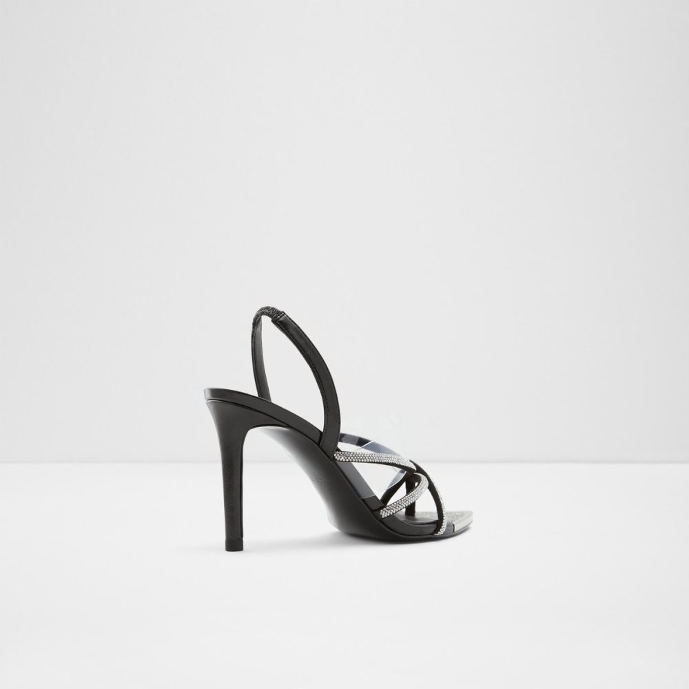 Sandalias Aldo Aabelle Tiras High Sandal - Stiletto Negros | 60FZVNEJM