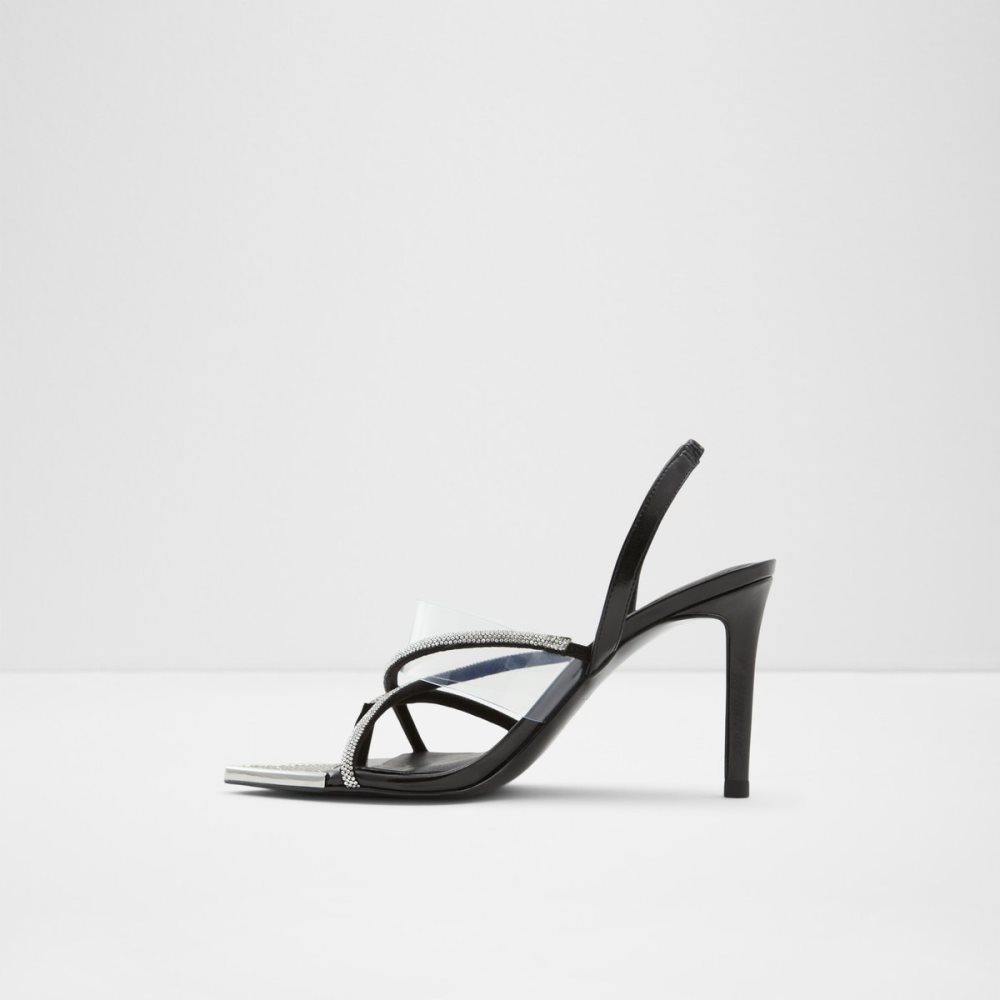 Sandalias Aldo Aabelle Tiras High Sandal - Stiletto Negros | 60FZVNEJM