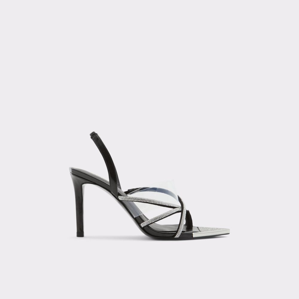 Sandalias Aldo Aabelle Tiras High Sandal - Stiletto Negros | 60FZVNEJM