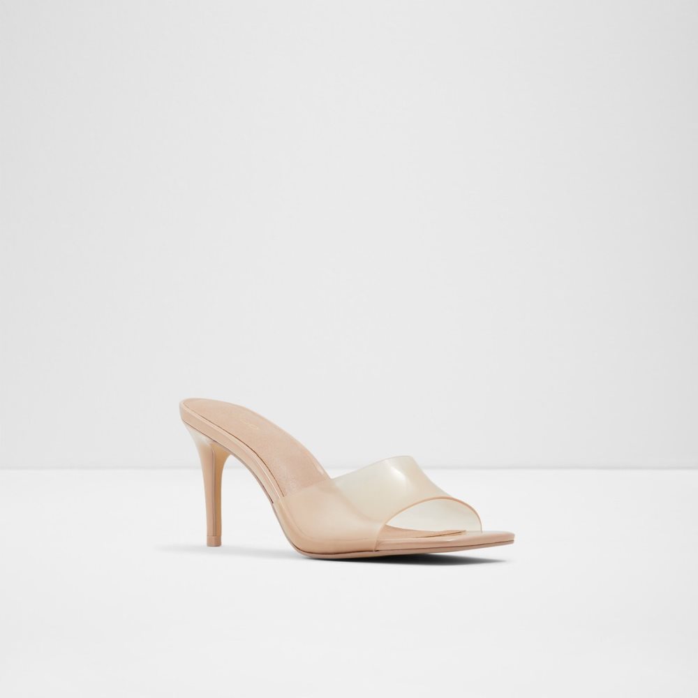 Sandalias Aldo Acaeclya High Sandal - Stiletto Beige | 28TLIBKSF