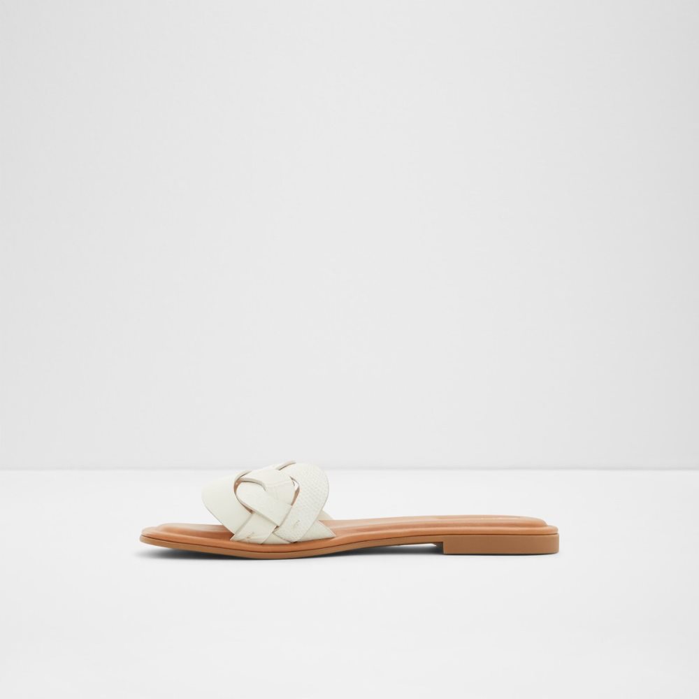 Sandalias Aldo Adwilaviel Chanclas Sandal Blancos | 25GEZKUTO