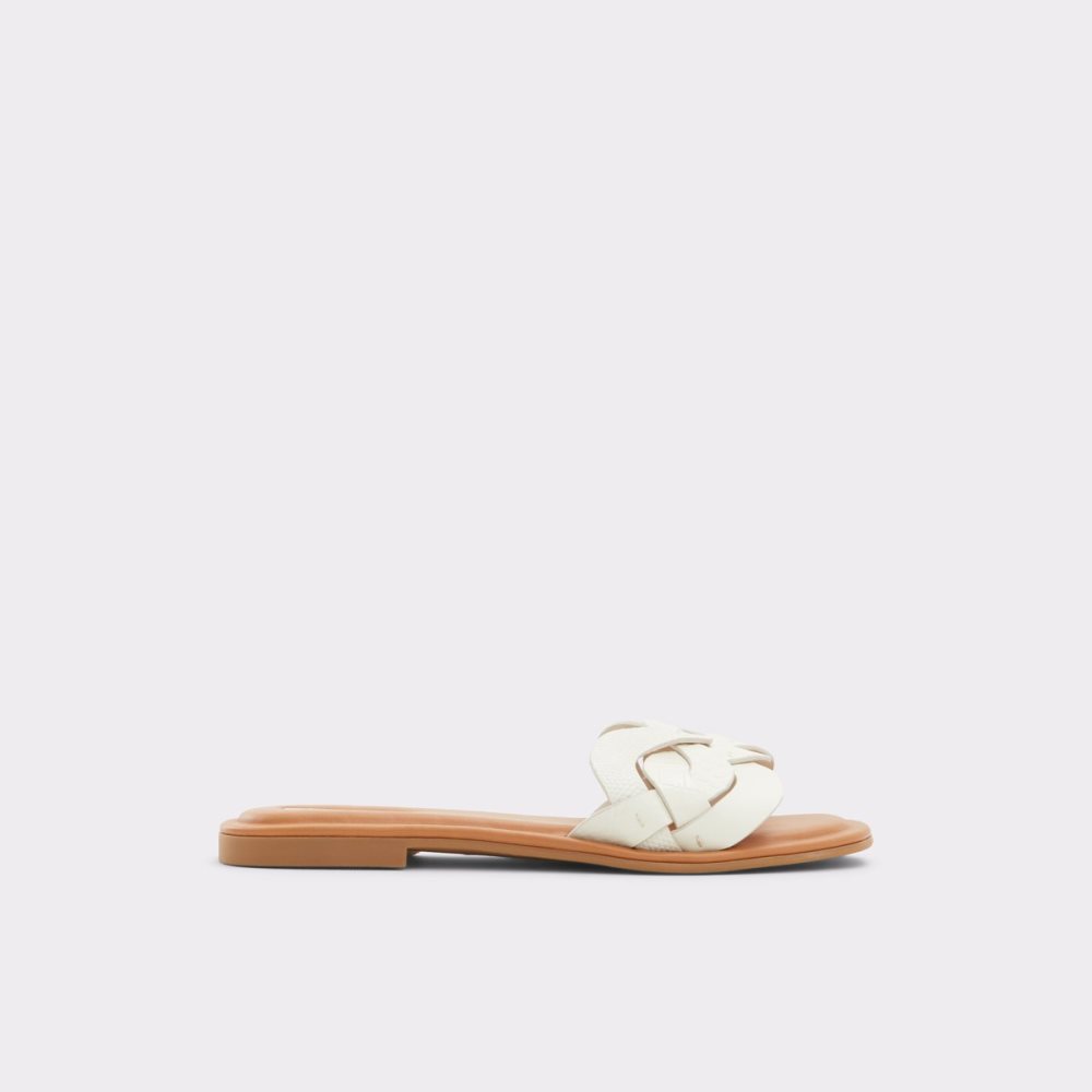 Sandalias Aldo Adwilaviel Chanclas Sandal Blancos | 25GEZKUTO