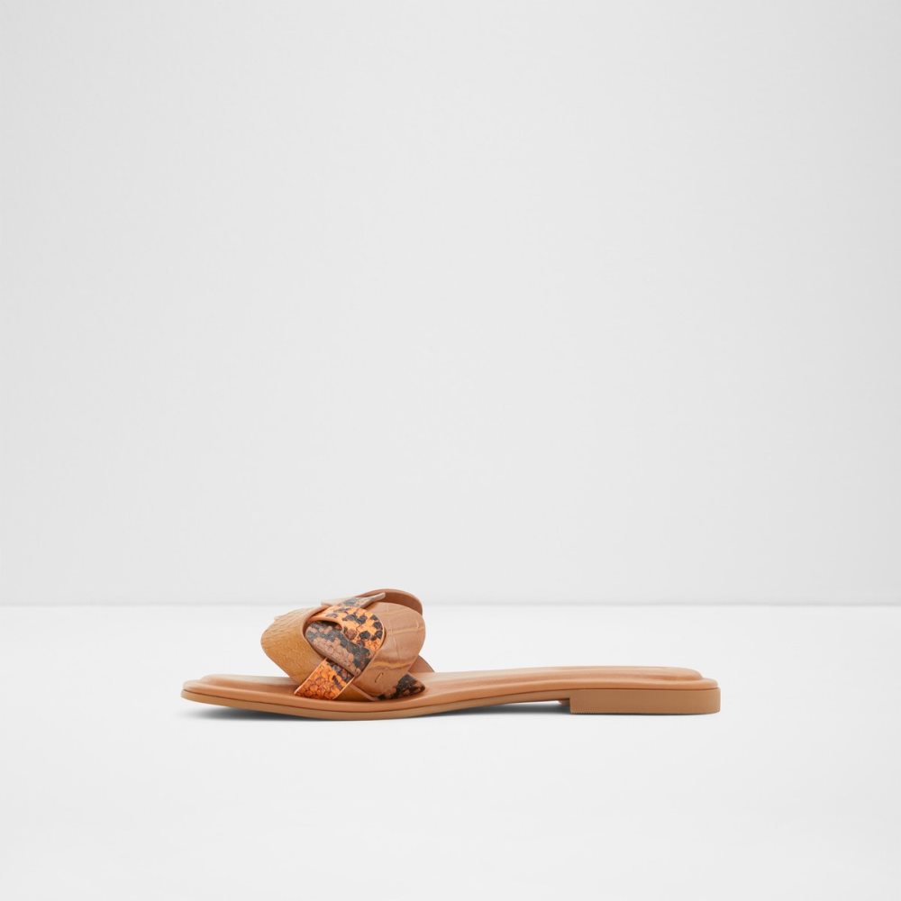 Sandalias Aldo Adwilaviel Chanclas Sandal Marrom Multicolor | 52YFCZMLB