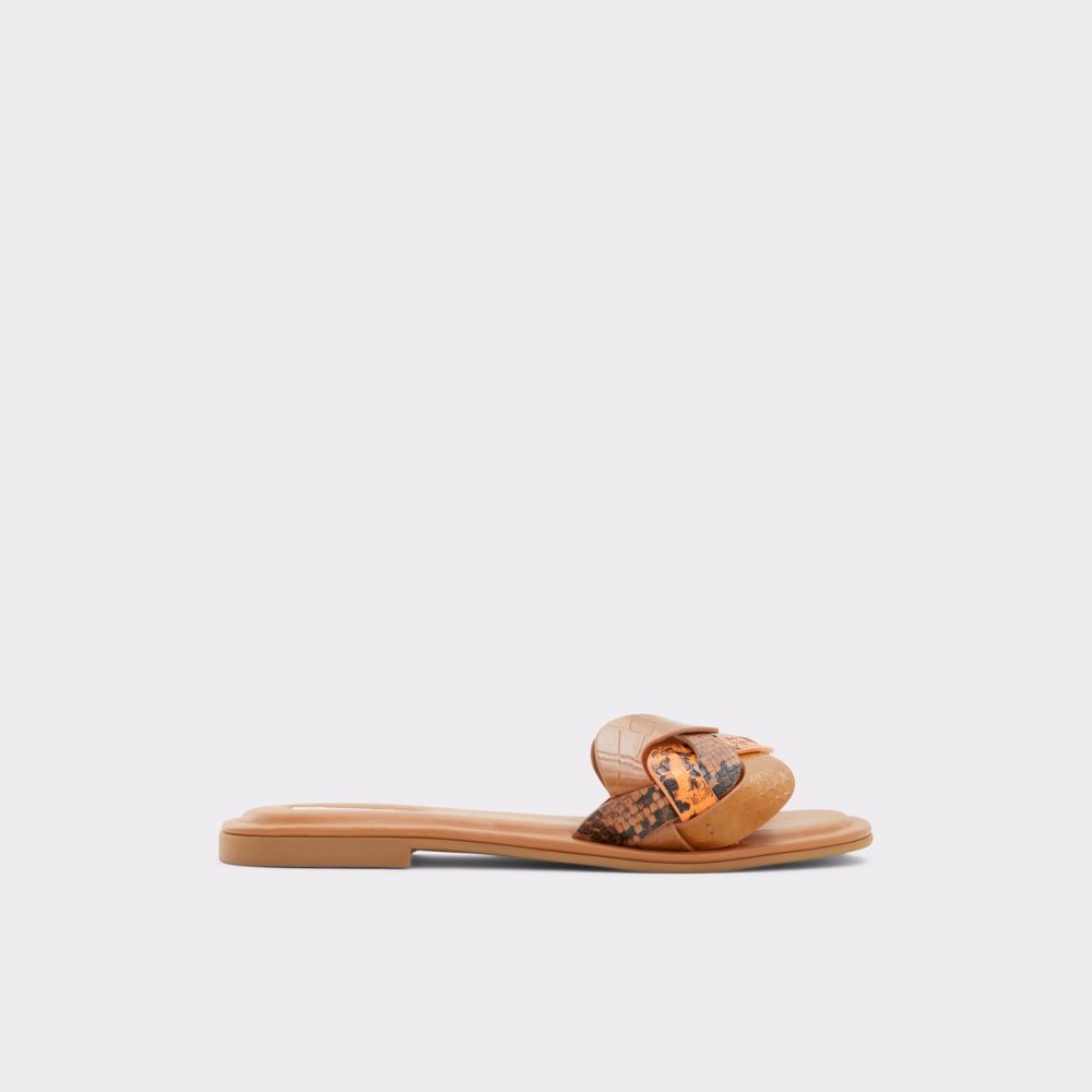 Sandalias Aldo Adwilaviel Chanclas Sandal Marrom Multicolor | 52YFCZMLB