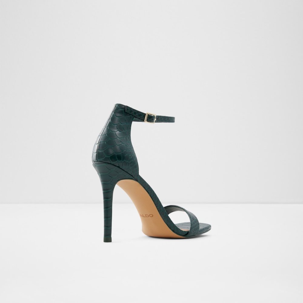 Sandalias Aldo Afendaven High Sandal - Stiletto Verdes Oscuro | 10XJUEQCK