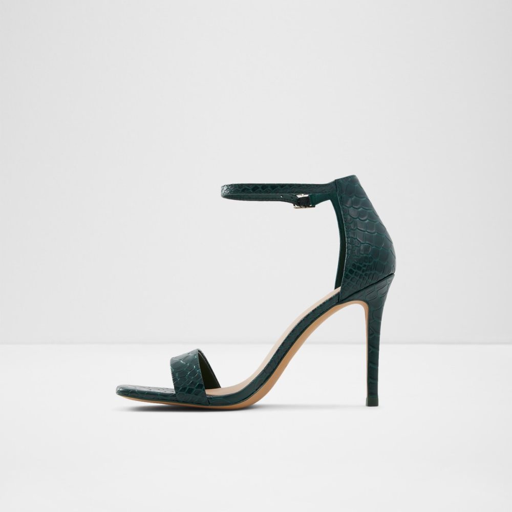 Sandalias Aldo Afendaven High Sandal - Stiletto Verdes Oscuro | 10XJUEQCK