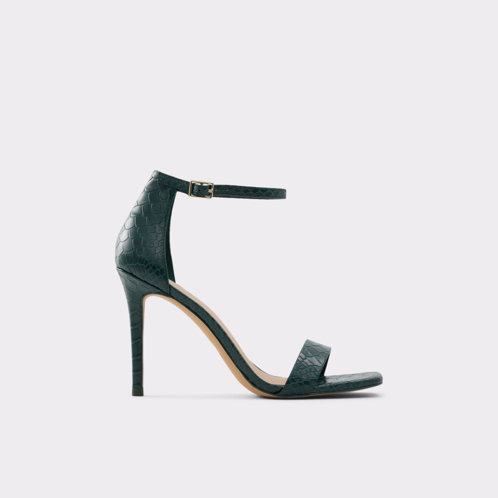 Sandalias Aldo Afendaven High Sandal - Stiletto Verdes Oscuro | 10XJUEQCK