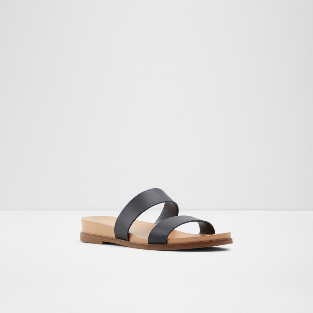 Sandalias Aldo Aliawen Chanclas Sandal Negros | 67KTBAQIZ