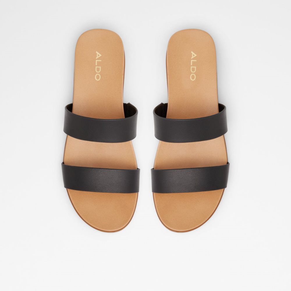 Sandalias Aldo Aliawen Chanclas Sandal Negros | 67KTBAQIZ