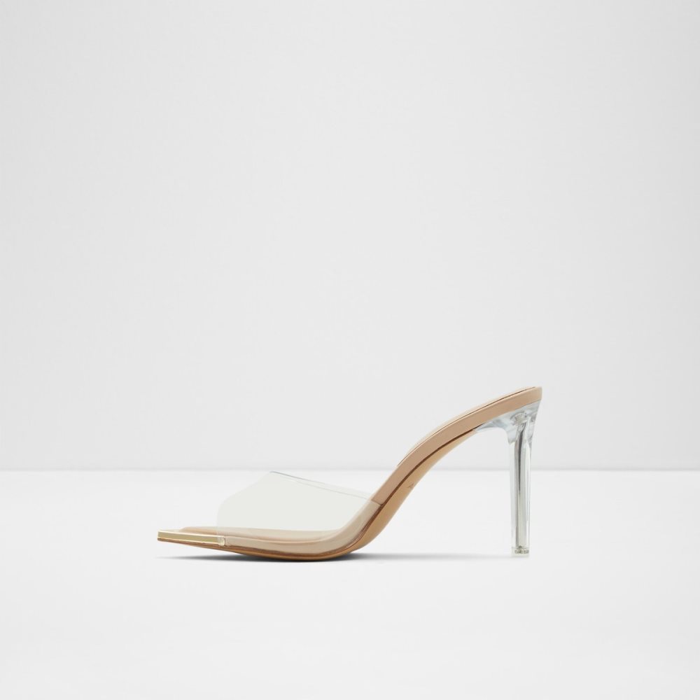 Sandalias Aldo Annabrilden High Sandal - Stiletto Beige | 98KHNMFTV