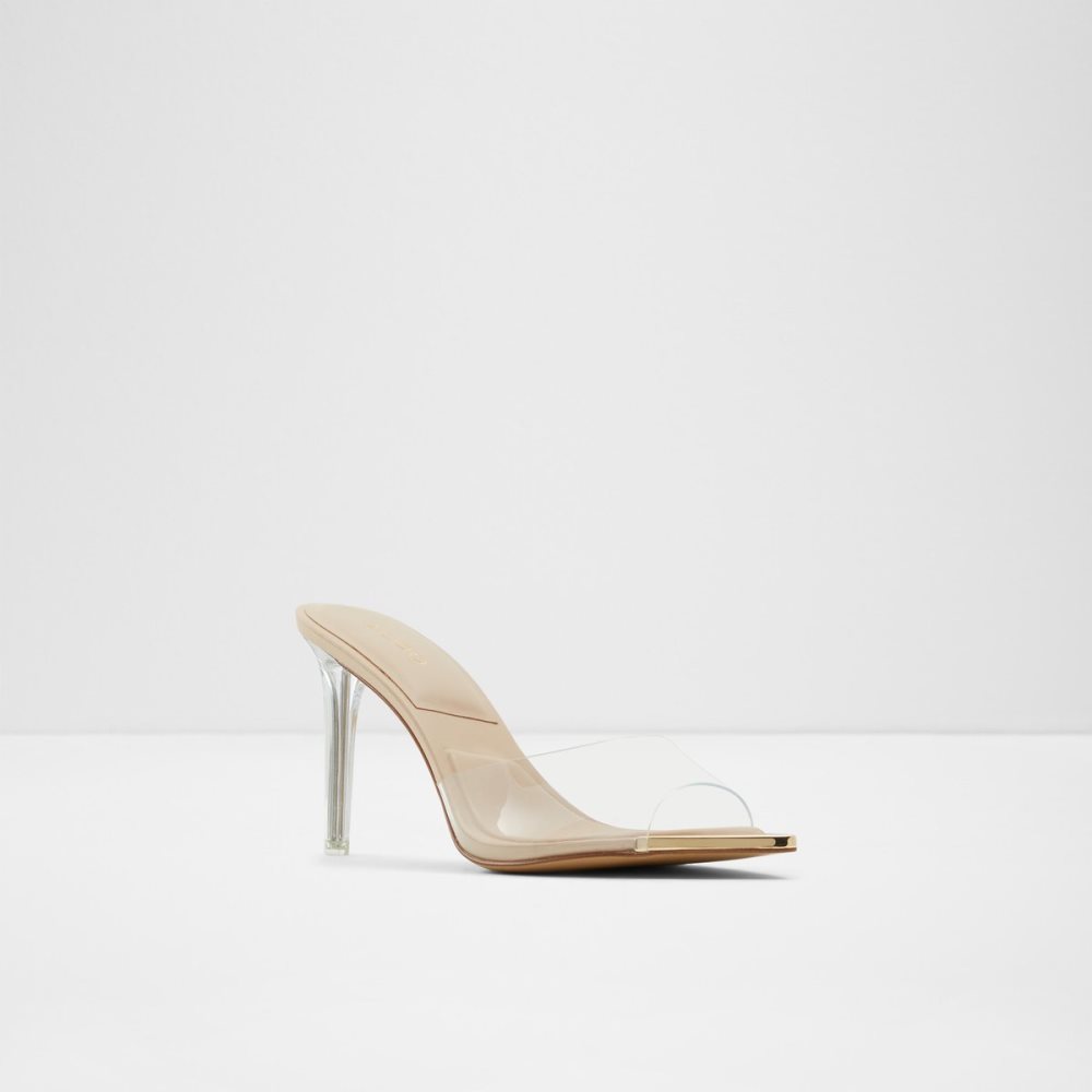 Sandalias Aldo Annabrilden High Sandal - Stiletto Beige | 98KHNMFTV