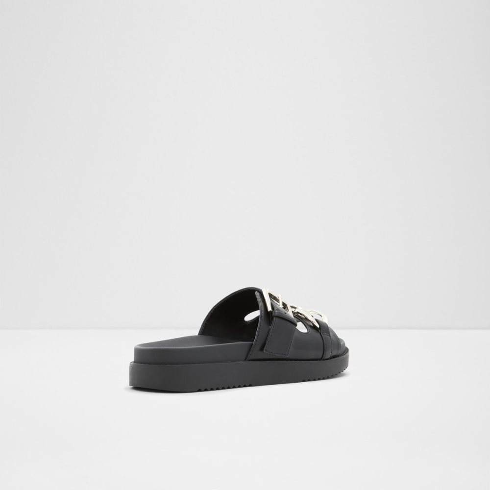 Sandalias Aldo Asae Chanclas Sandal Negros | 15NRQKEXV