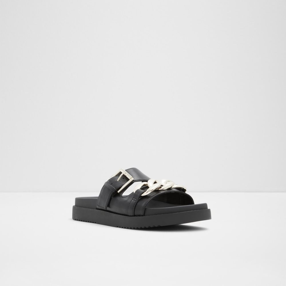 Sandalias Aldo Asae Chanclas Sandal Negros | 15NRQKEXV