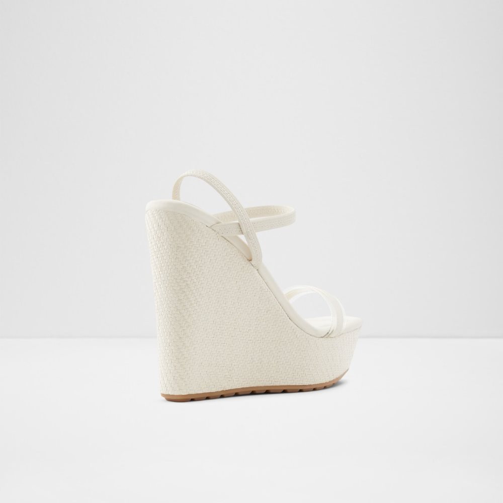 Sandalias Aldo Bodish Wedge Sandal - Wedge Blancos | 95TCWBLYK