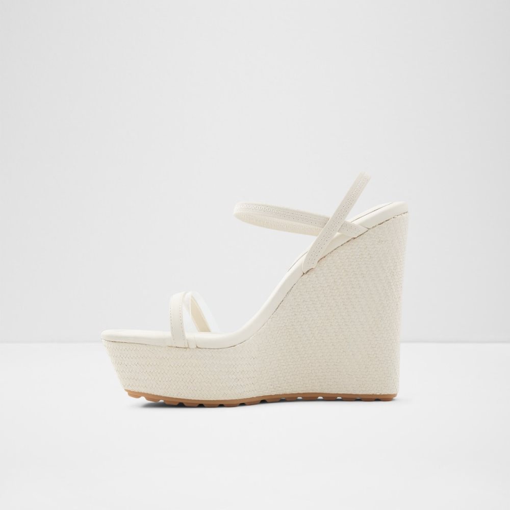 Sandalias Aldo Bodish Wedge Sandal - Wedge Blancos | 95TCWBLYK