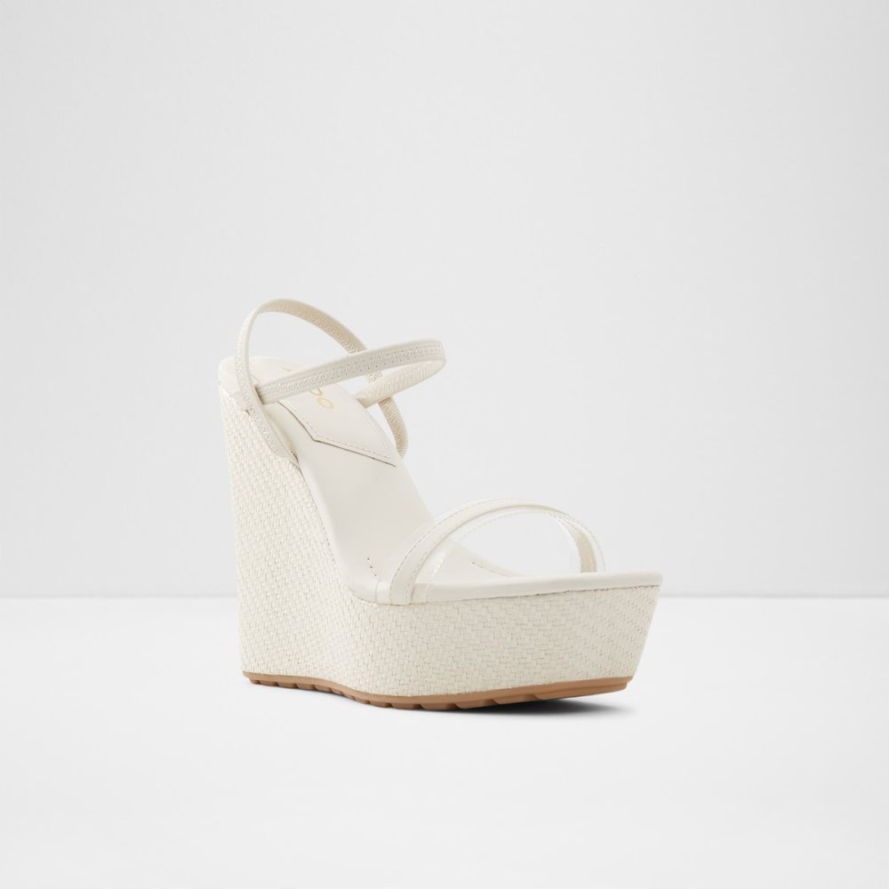 Sandalias Aldo Bodish Wedge Sandal - Wedge Blancos | 95TCWBLYK