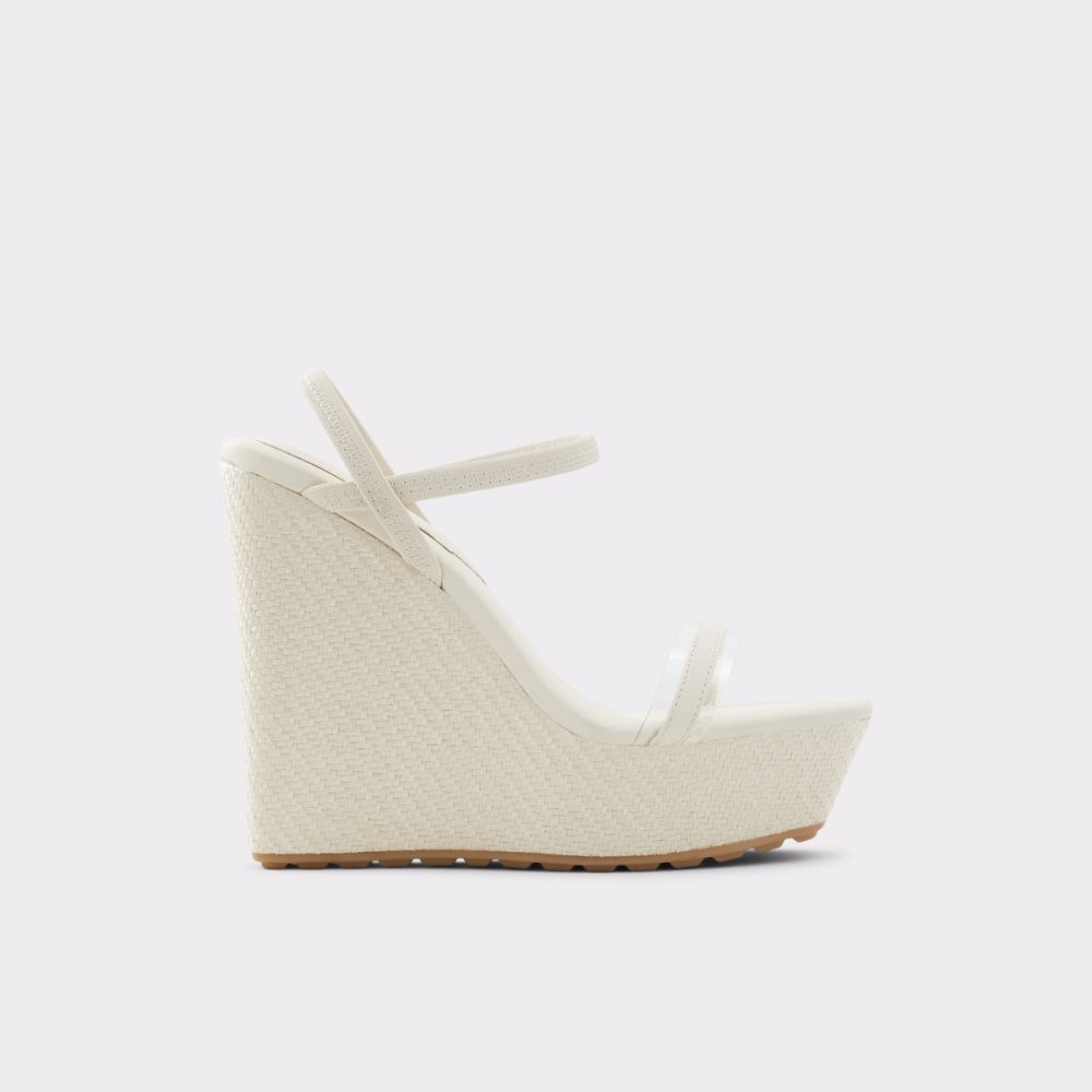 Sandalias Aldo Bodish Wedge Sandal - Wedge Blancos | 95TCWBLYK