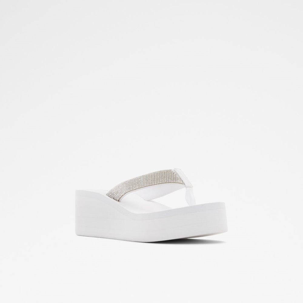 Sandalias Aldo Chima Flip Flops Blancos | 21LMGXWYD