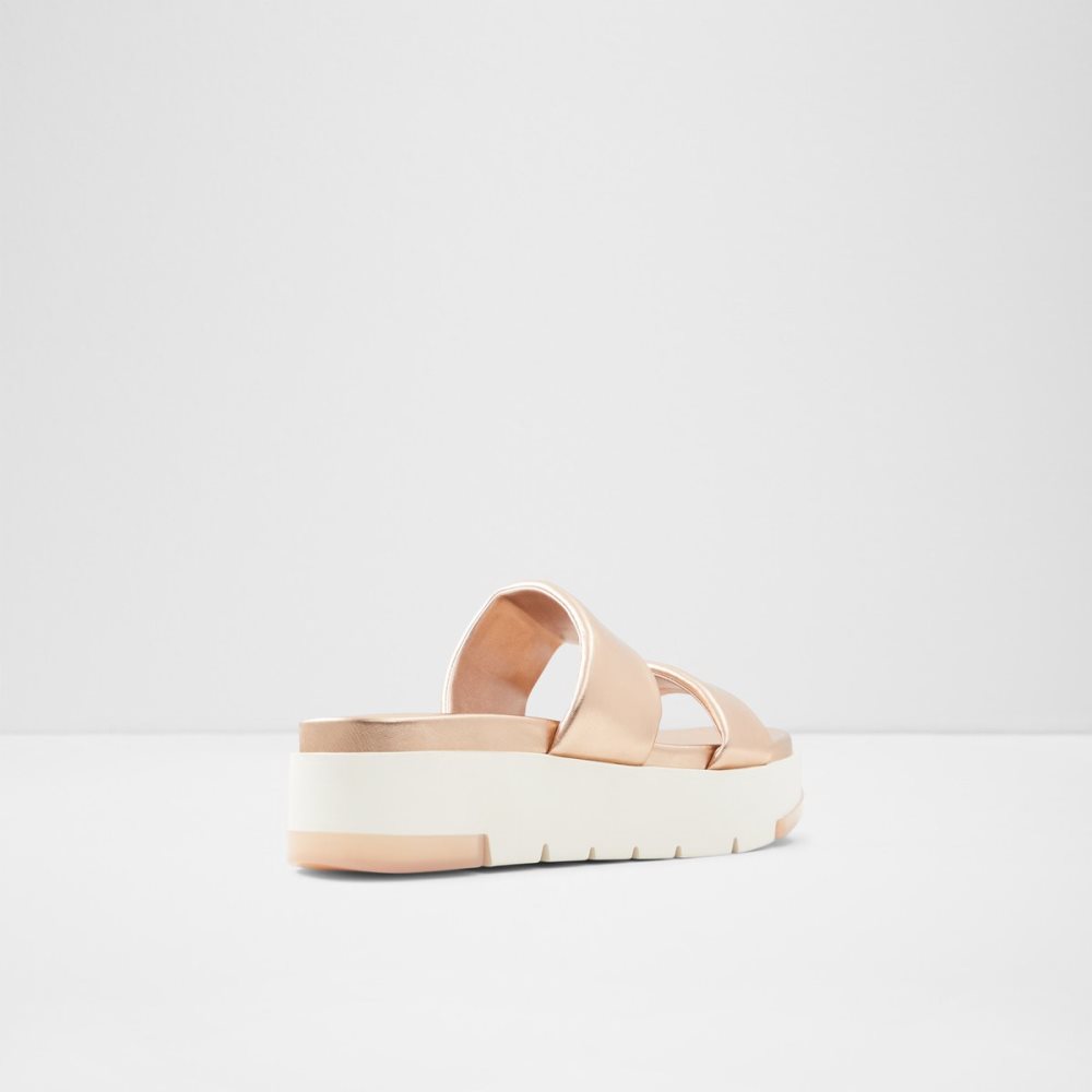 Sandalias Aldo Cirea Wedge Sandal - Flatform Rosas Dorados | 29CAKLPNO