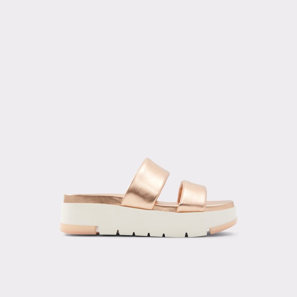 Sandalias Aldo Cirea Wedge Sandal - Flatform Rosas Dorados | 29CAKLPNO