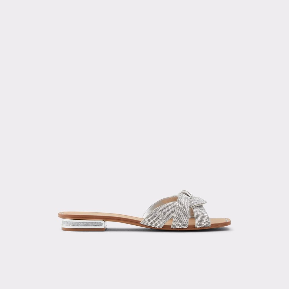 Sandalias Aldo Coredith Chanclas Sandal Plateados | 54WZOKEMJ