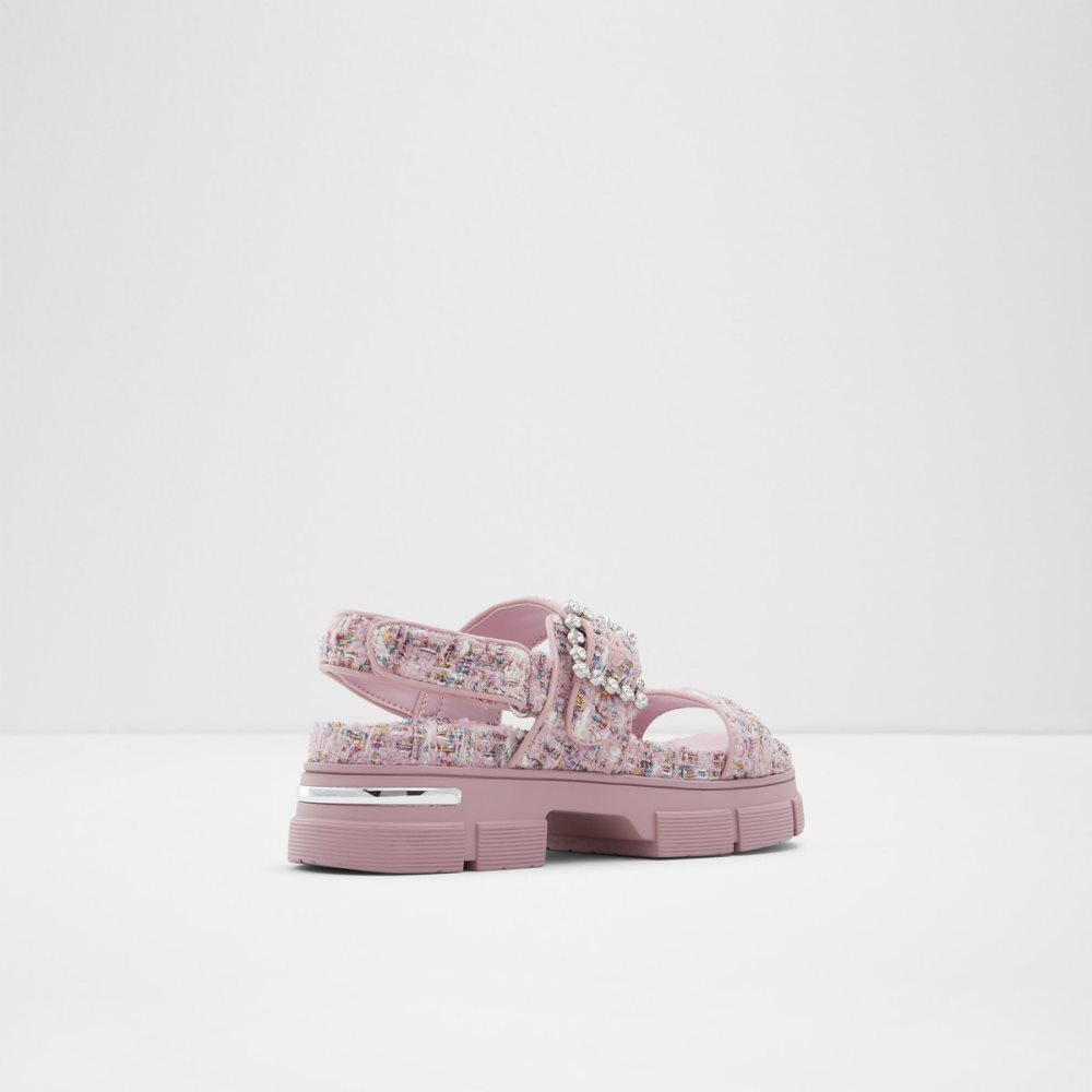 Sandalias Aldo Corinne Planos Sandal - Lug Sole Rosas | 93OYGBEDK