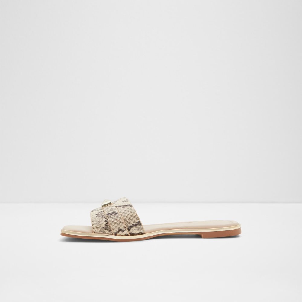 Sandalias Aldo Darine Chanclas Sandal Beige | 10HBWMTSA