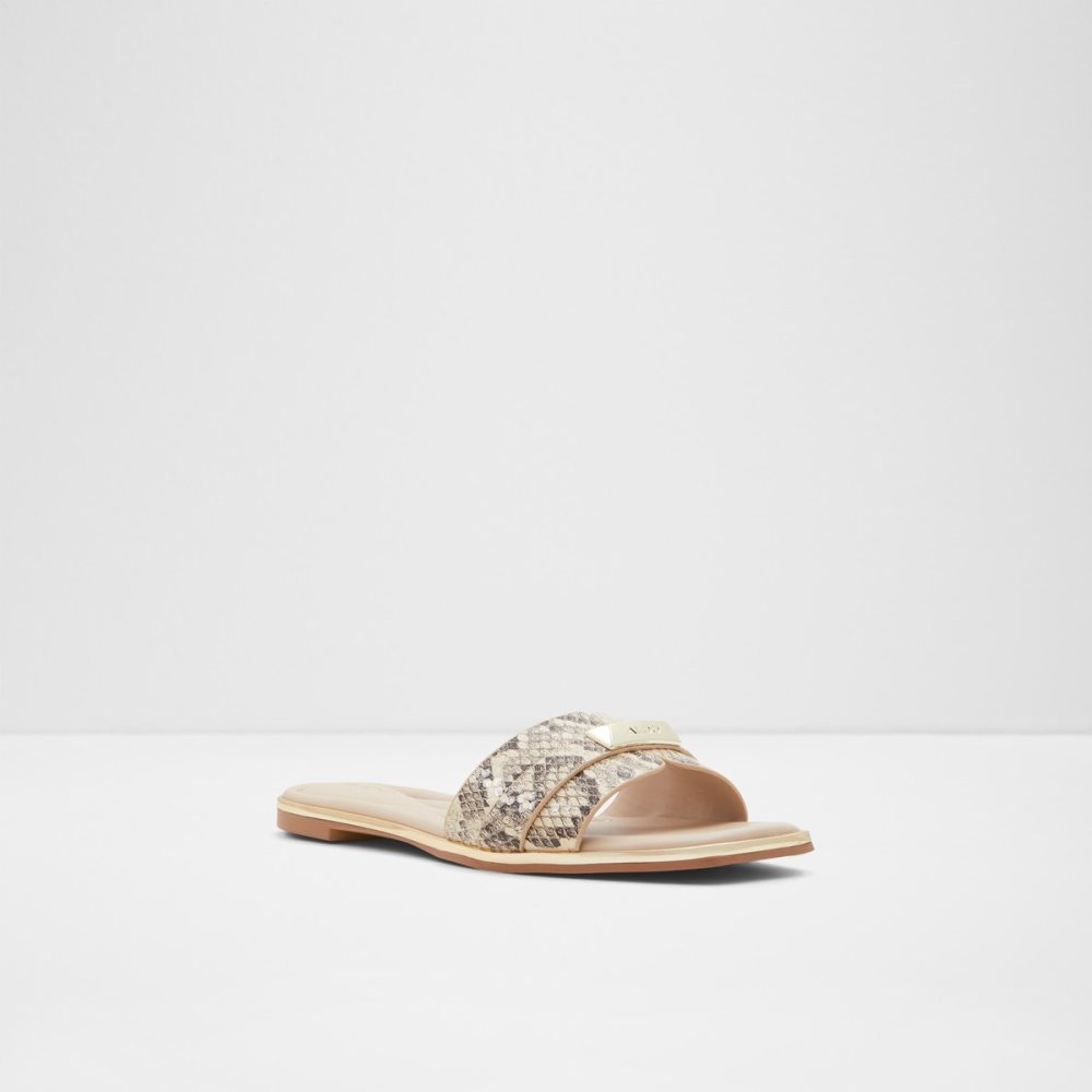 Sandalias Aldo Darine Chanclas Sandal Beige | 10HBWMTSA