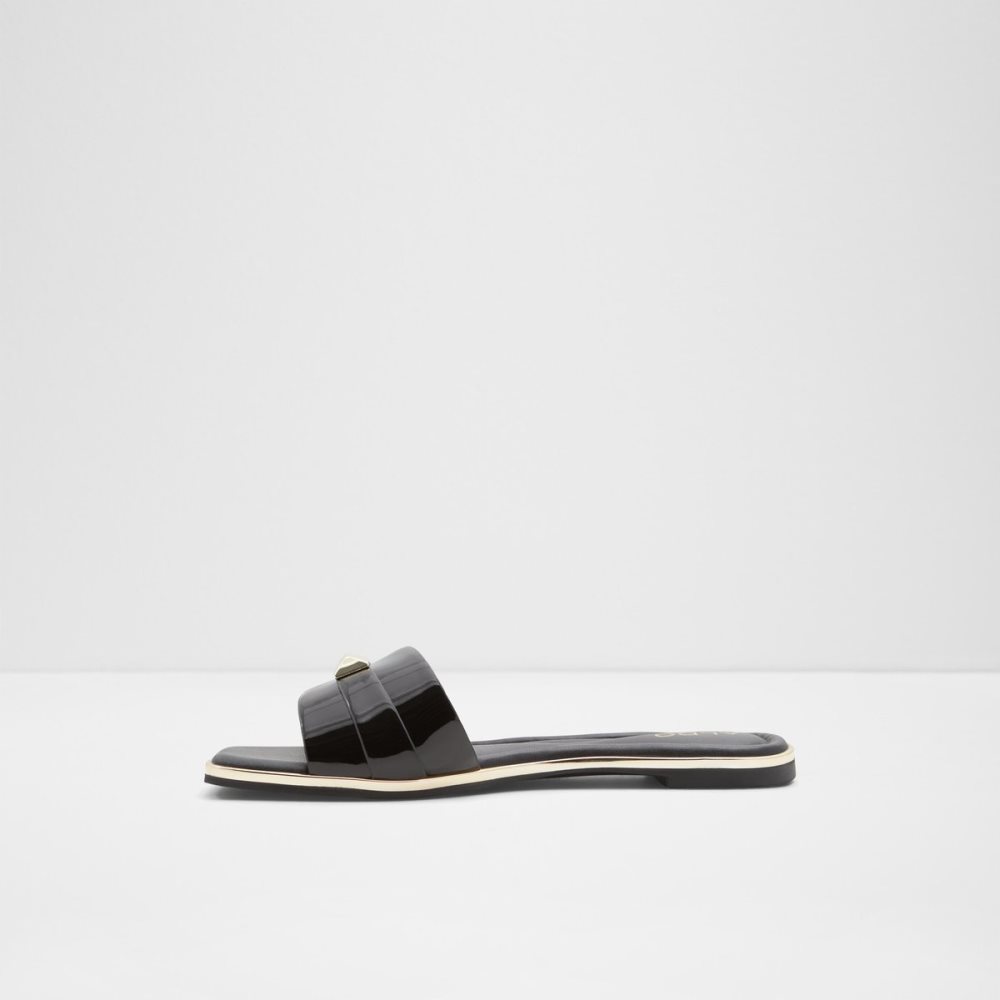 Sandalias Aldo Darine Chanclas Sandal Negros | 09TCFGESN