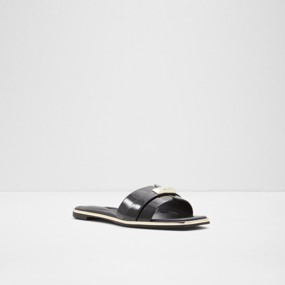 Sandalias Aldo Darine Chanclas Sandal Negros | 09TCFGESN