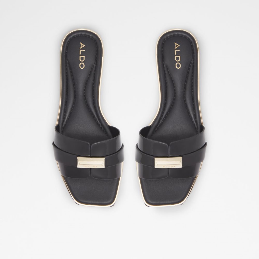 Sandalias Aldo Darine Chanclas Sandal Negros | 09TCFGESN