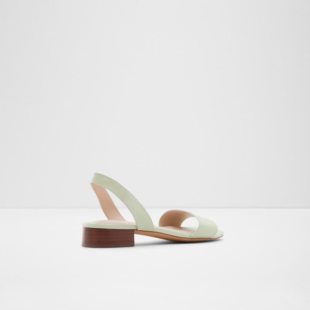 Sandalias Aldo Doredda Sling Back Planos Sandal - Verdes Claro | 87PBSMLFO