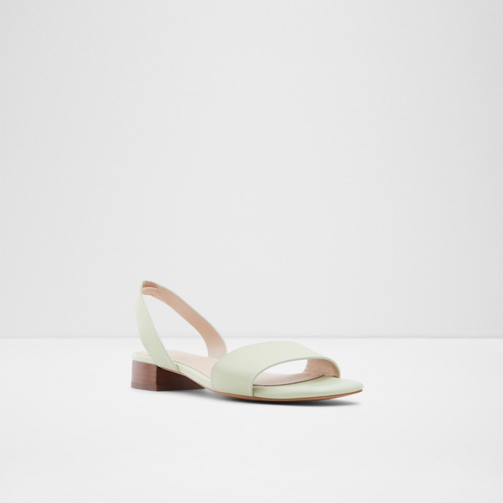 Sandalias Aldo Doredda Sling Back Planos Sandal - Verdes Claro | 87PBSMLFO