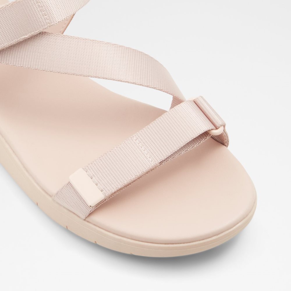 Sandalias Aldo Eoweniel Tiras Planos Sandal Rosas Claro | 13QXHRZPL