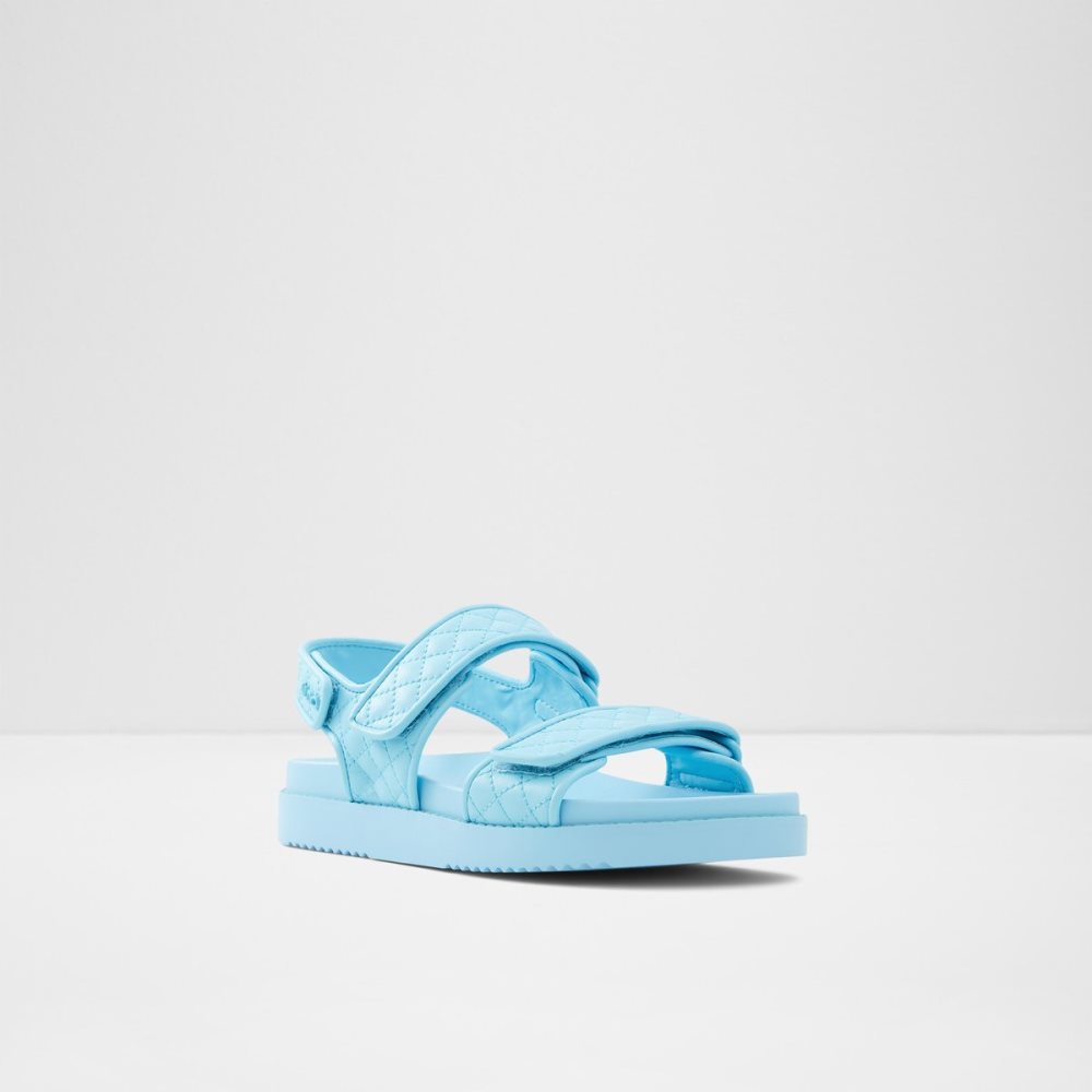 Sandalias Aldo Eowiliwia Sling Back Planos Sandal Azules Claro | 48EFNHJCT