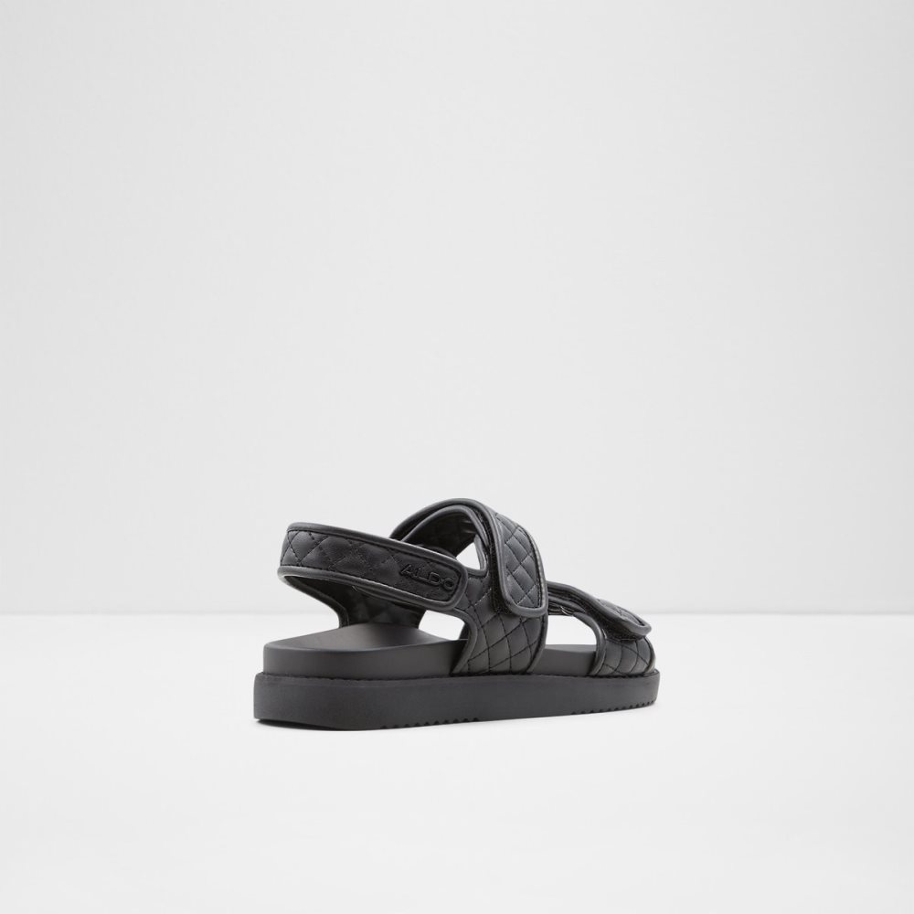 Sandalias Aldo Eowiliwia Sling Back Sandal Negros | 42PXOCYJQ