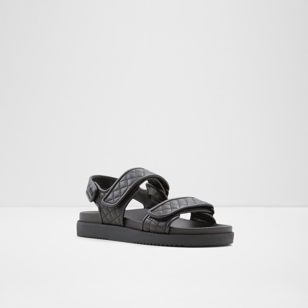 Sandalias Aldo Eowiliwia Sling Back Sandal Negros | 42PXOCYJQ