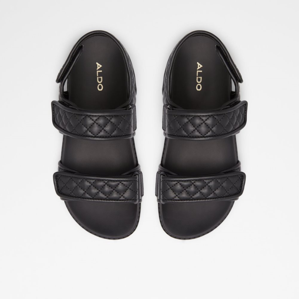 Sandalias Aldo Eowiliwia Sling Back Sandal Negros | 42PXOCYJQ