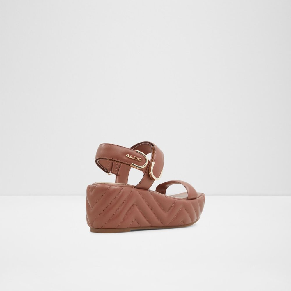 Sandalias Aldo Eroellan Wedge Sandal - Rojos | 61WQENPDJ