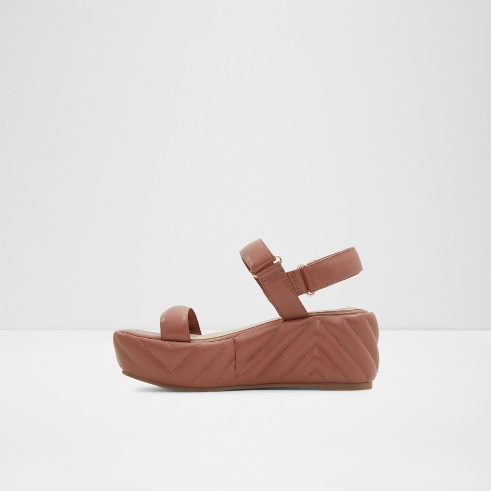 Sandalias Aldo Eroellan Wedge Sandal - Rojos | 61WQENPDJ