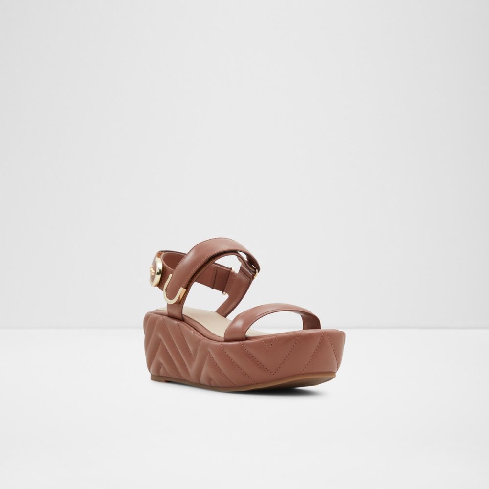 Sandalias Aldo Eroellan Wedge Sandal - Rojos | 61WQENPDJ