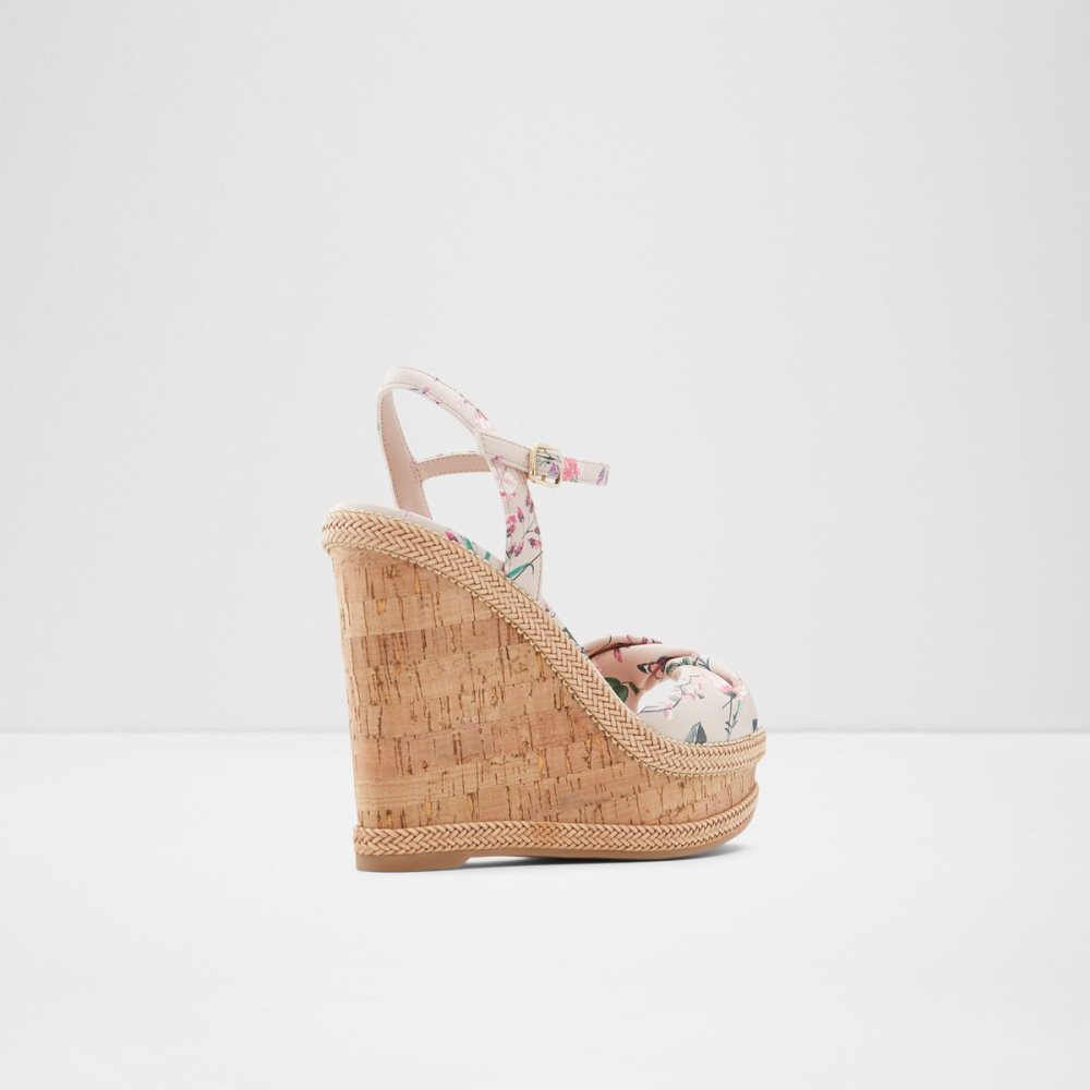 Sandalias Aldo Florenna Wedge Sandal - Wedge Rosas | 38QHLNIPK