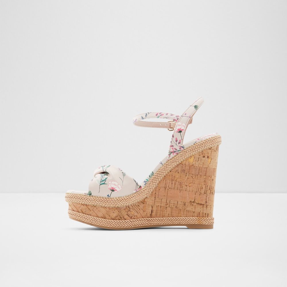 Sandalias Aldo Florenna Wedge Sandal - Wedge Rosas | 38QHLNIPK