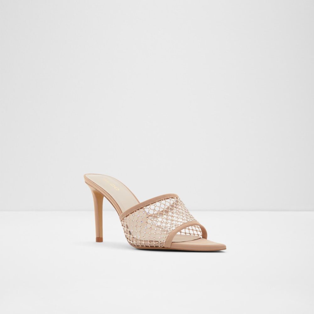 Sandalias Aldo Fluri High Sandal - Stiletto Beige | 23PUYSZOK